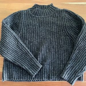 GAP Mock Neck Ribbed Sweater Size S